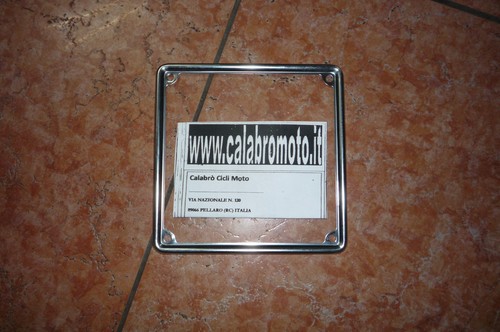 Chrome plate frame vespa - plate, 125