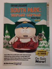 SOUTH PARK Beefcake Cartman Action Figure Mezco Toyz ~ Magazine PRINT AD 2007