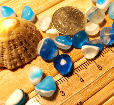 10 small pieces 5-12 mm white