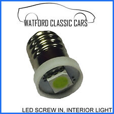 Screw Fit LED E10 Bulb for MGB / Midget Interior Dashboard Lights 