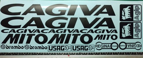 Cagiva mito motorbike - , graphics