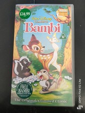 Bambi (VHS) 1942 Walt Disney