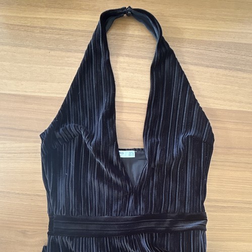 Mango black pleated - mango, halter