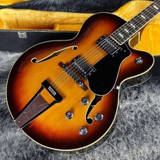 YAMAHA AE-12 Full Hollow Model 70s Vintage Sunburst w/Non-Genuine Hard case