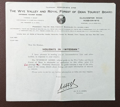 1950s wye valley royal - 1950s, &