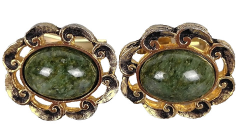 Vintage nephrite spinach jade - vintage,