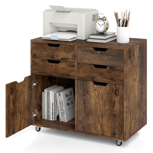 Rolling printer stand - stand, 4
