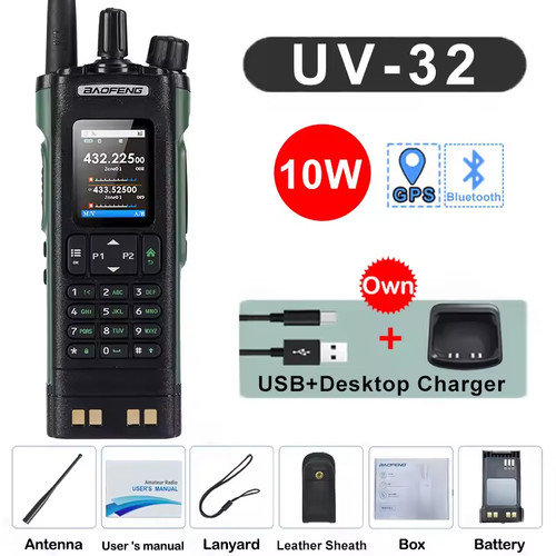 Baofeng tri band - uv-32, walkie