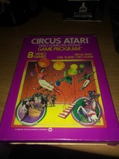 Atari 2600 Circus Atari 1980 CX2630 boxed with instructions game cartridge