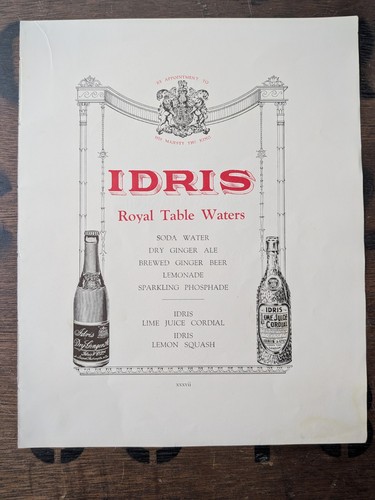 Original 1920s idris - idris, table