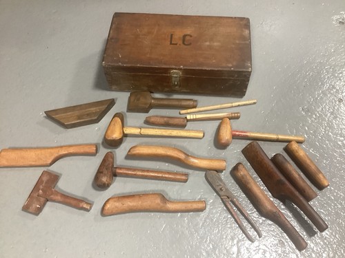 Group nice vintage wooden - group,