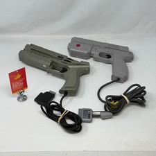 Playstation 1 PS1 Light Gun Bundle Nacmo Guncon NPC-103 Logic3 Predator   #4  F1