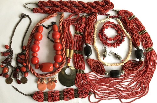 Job lot vintage coral tone - job,