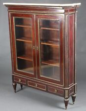 BEAUTIFUL 19th CENTURY FRENCH MAHOGANY DISPLAY CABINET