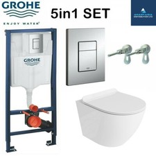 Anas Rimless toilet wall hung