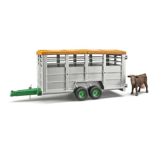 Livestock trailer with cow - livestock,