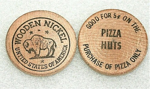 Vintage wooden buffalo - 2,