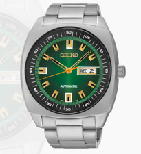 SEIKO Recraft Series Automatic Green Dial Stainless Steel Men's Watch SNKM97