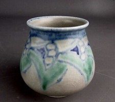 Antique Art Deco Vase By Gladys Roger’s For Pilkington Royal Lancastrian C1930