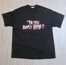 WWF T Shirt Mens XL Black New