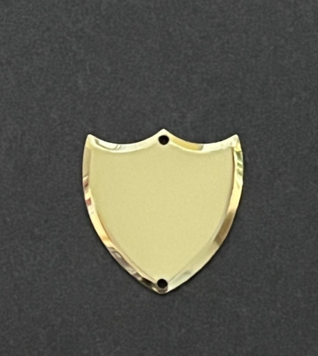 Gold side shields - gold, pins