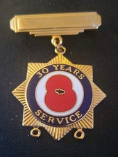 Vintage Rare Flower Badge RBL