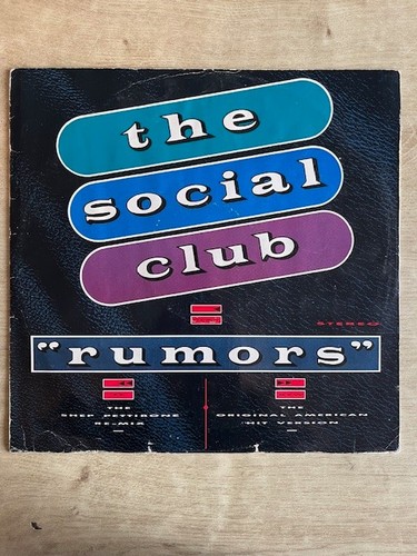 The social club rumors - club, 12"