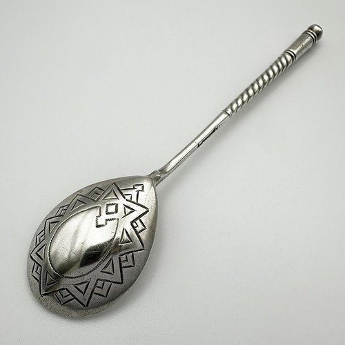Antique russian spoon - antique, 84