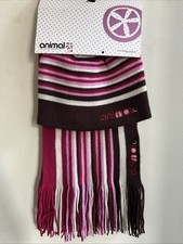 ANIMAL - Pink Hat + Scarf Set