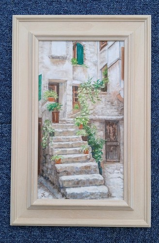 Old city steps - city,