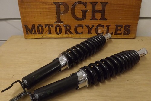Pair motorcycle shocks eye - of,