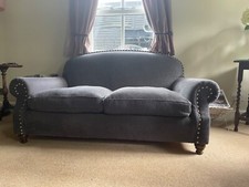 Versace grey two/two seater sofas length 
