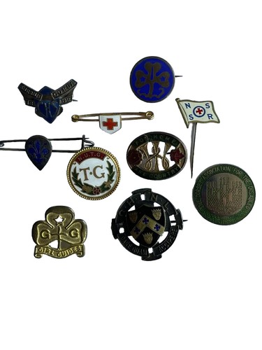 Vintage service badges - service,