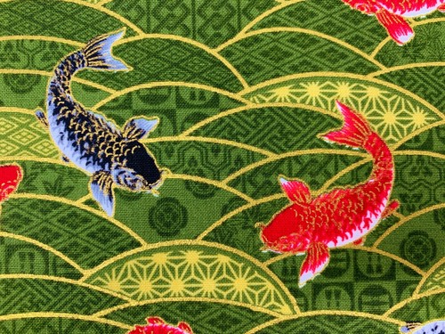 Fish fabric oriental - fish,