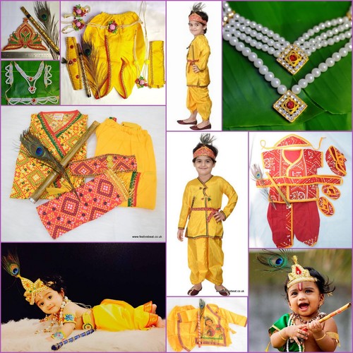 Kids krishna costume - kids, gopal