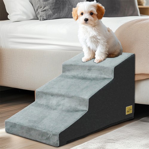 Curved dog stairs ramp - dog,