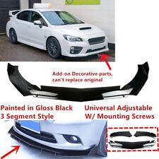 Add-on Universal Fits 2011-2017 Subaru WRX STI Front Bumper Lip Splitter Spoiler