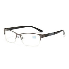 Rimless Designer Metal Frame Slim Reading Glasses men Women Unisex Black Busines