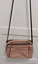 Ladies New Look Bag Cross Body or Hand. Pale Pink Large