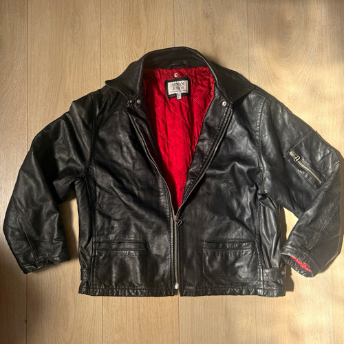 Armani junior black leather - armani,