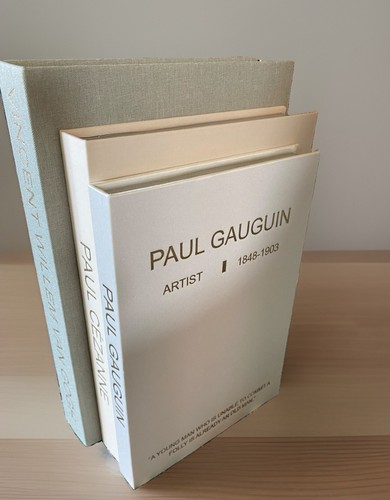 Linen faux book boxes set - book, /set