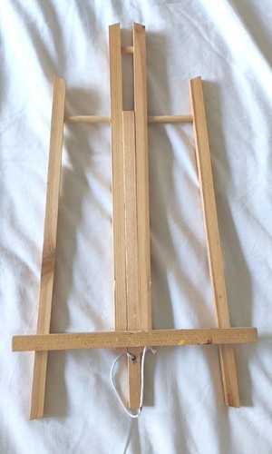 Wooden folding book stand - folding,