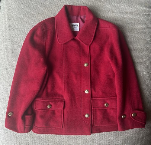 Chanel red jacket - chanel,