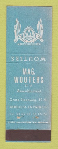Matchbook cover wouters - cover,