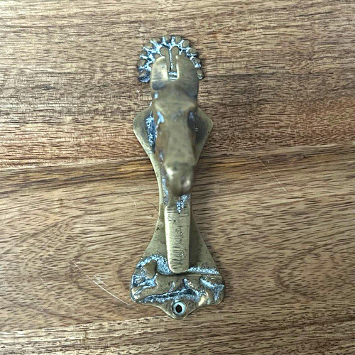 Vintage solid brass - brass, horse