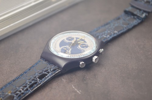 Swatch watch silver - watch,