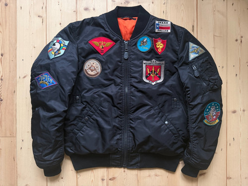 Avirex top gun black - black, ma1