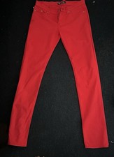 Rock & Republic Red Jeans Size 29 In V Good Condition Straight Leg