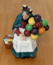 Vintage Royal Doulton The Old Balloon Seller Figure HN 1375 Excellent Condition