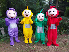 Teletubbies adult mascot fancy dress suits party costume hire in UK